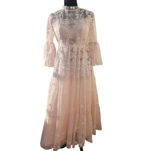 🐇Luxury Designer Couture Wedding Evening Cocktail Prom Party Runway Gown Dress - Picture 7 of 16